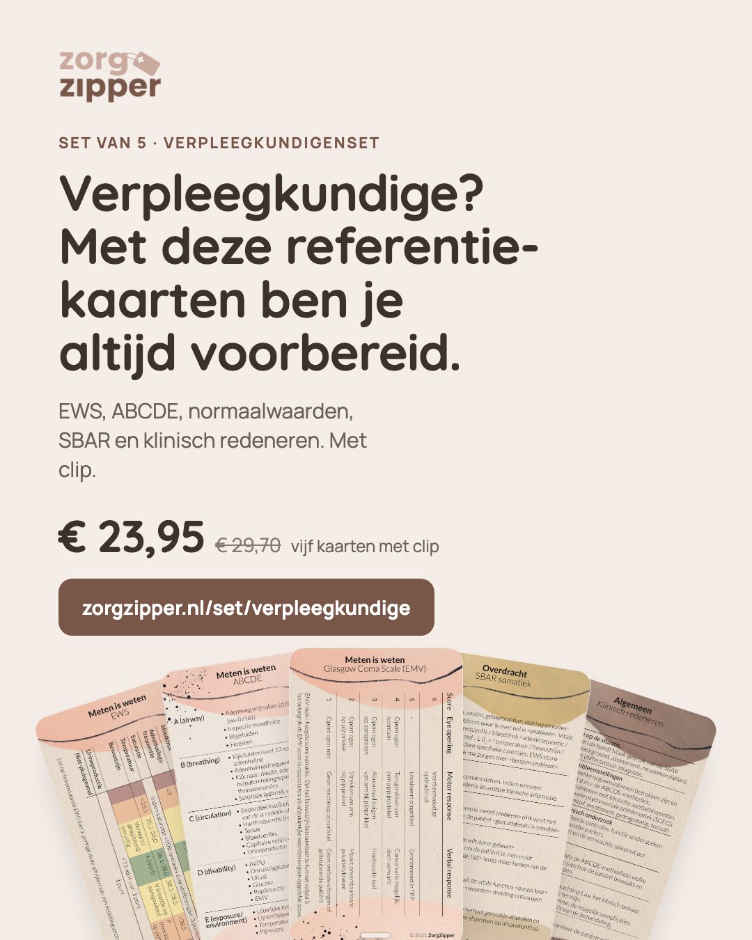 Jouw vijf kaarten, jouw keuze