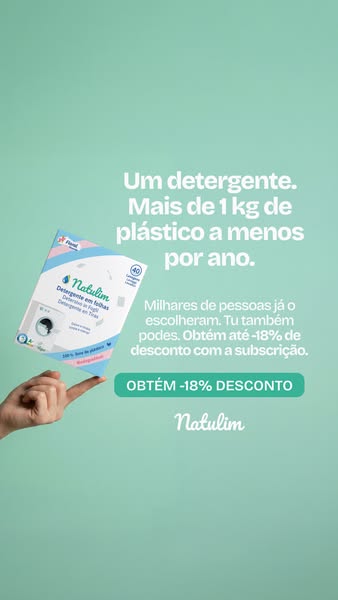 Detergente eficaz e sustentável