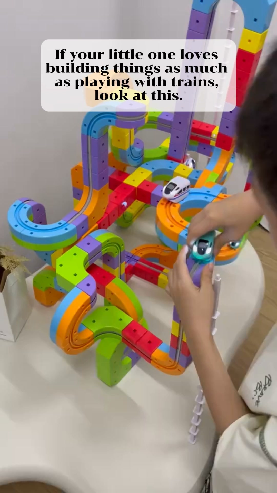 BlockRail™ | Magic Cube Train Track