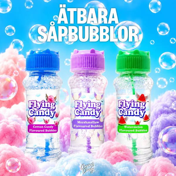 Ätbara såpbubblor
