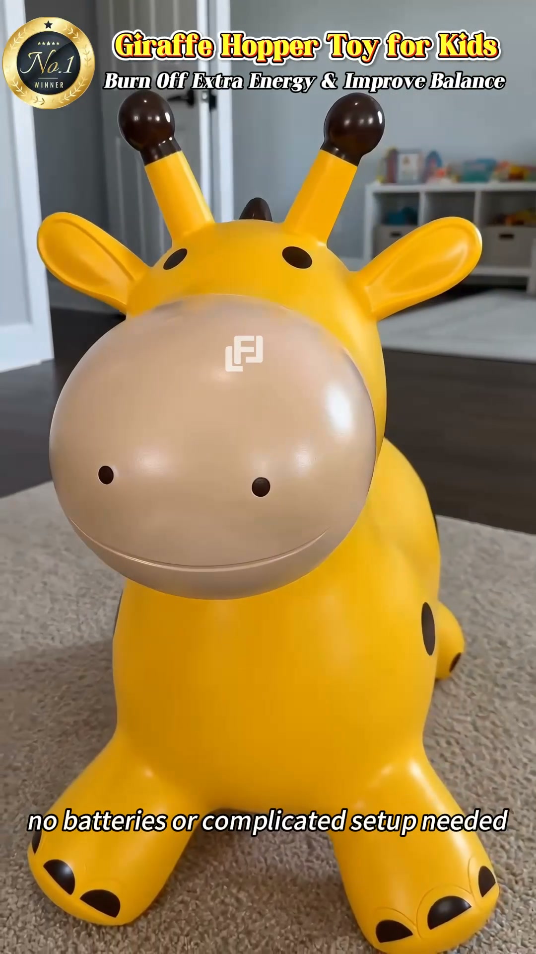 50 % RABATT! Hoppa, Studsa & Lek Med Den Söta Giraffen!