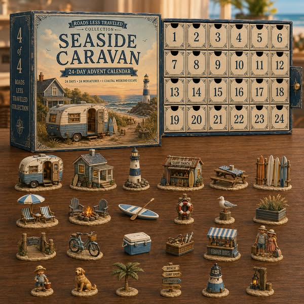 Roads Less Traveled™ 24-Day Miniature Advent Calendar 24 Days. 24 Miniatures. One Tiny Escape.