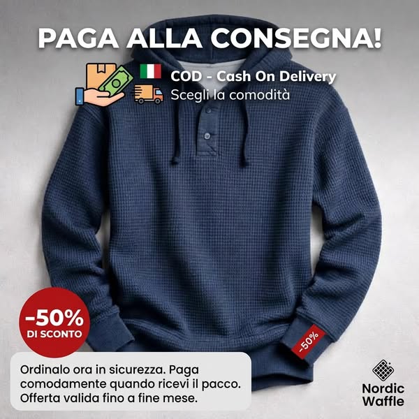 Sconto 50% + Pagamento alla Consegna