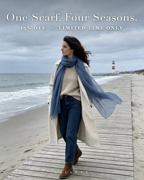 One Scarf. Four Seasons.