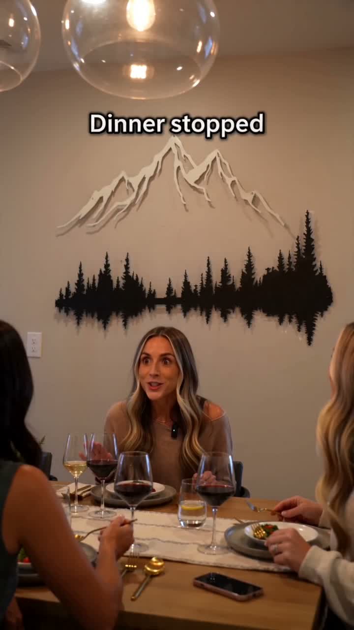 See it hung in a real living room