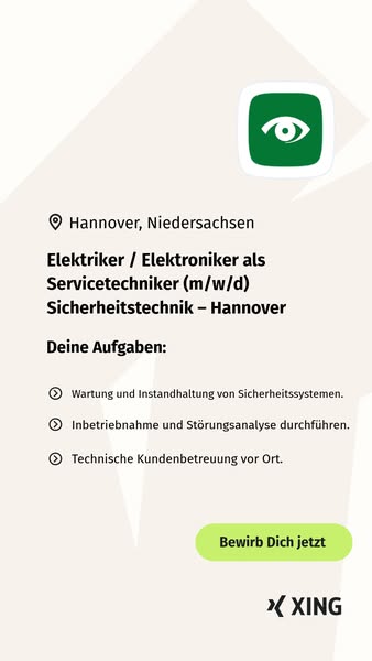 Nur wenige Klicks zum neuen Job