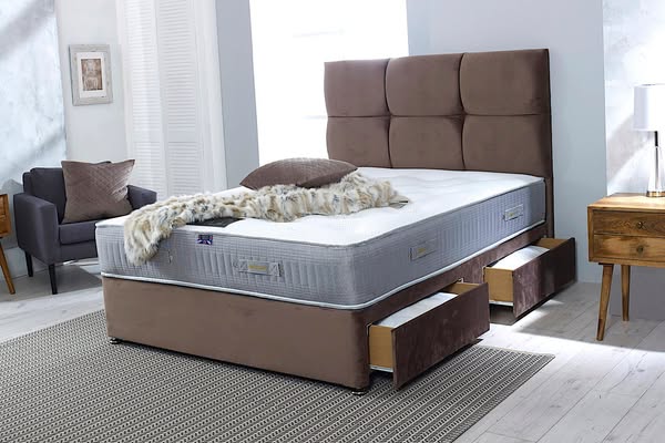 Sterling Pocket Sprung Series 2500 Wool Divan Bed