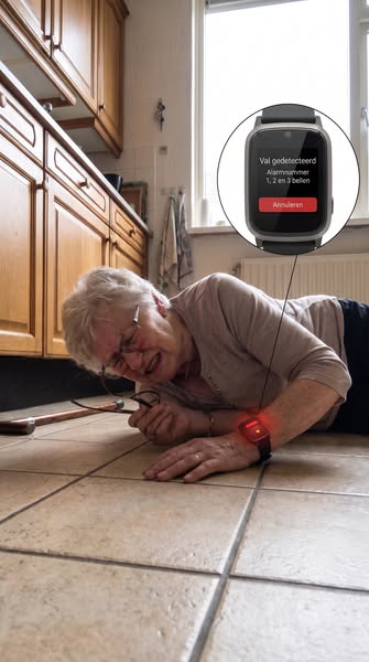 Horloge met valdetectie - zonder abonnement