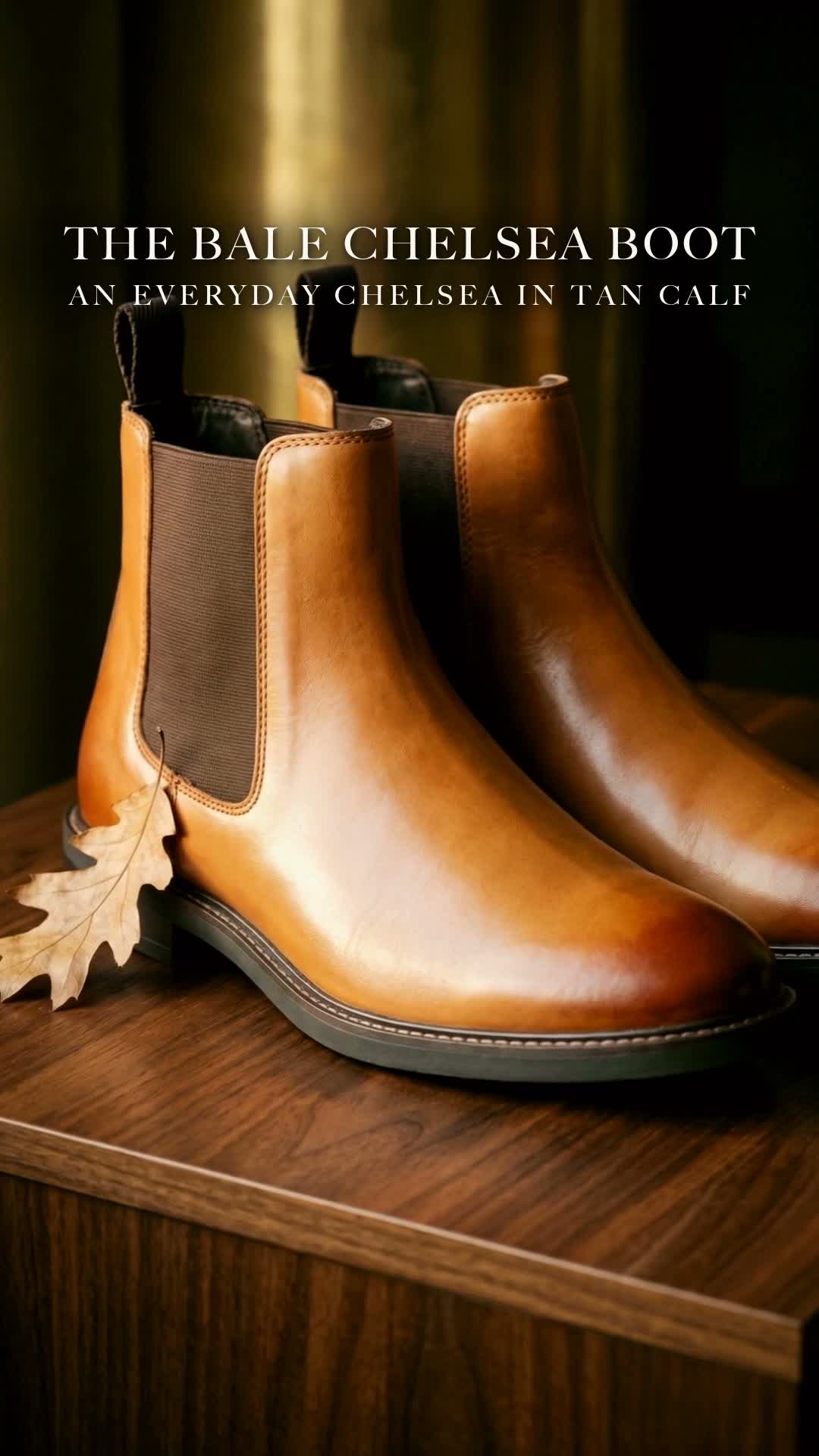 The Bale Chelsea Boot in full grain calf