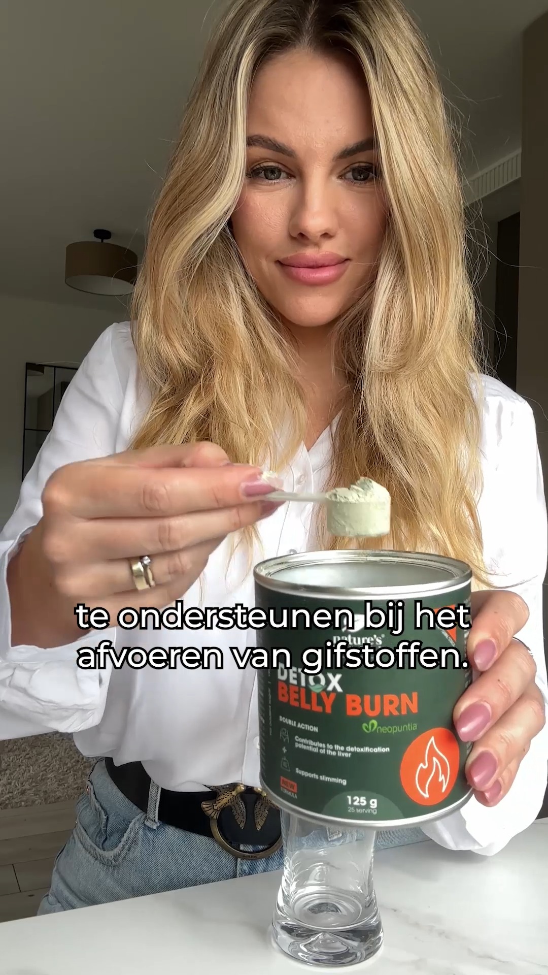 2-in-1 formule voor een platte buik.