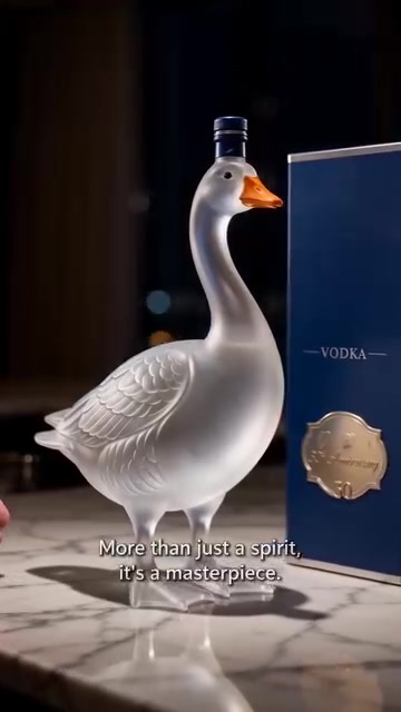 Vodka 3D Sculpted Bottle