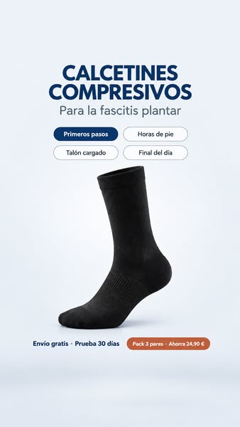 Calcetines para la fascitis plantar