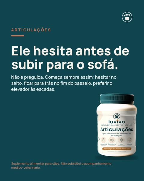 Ele hesita antes do salto