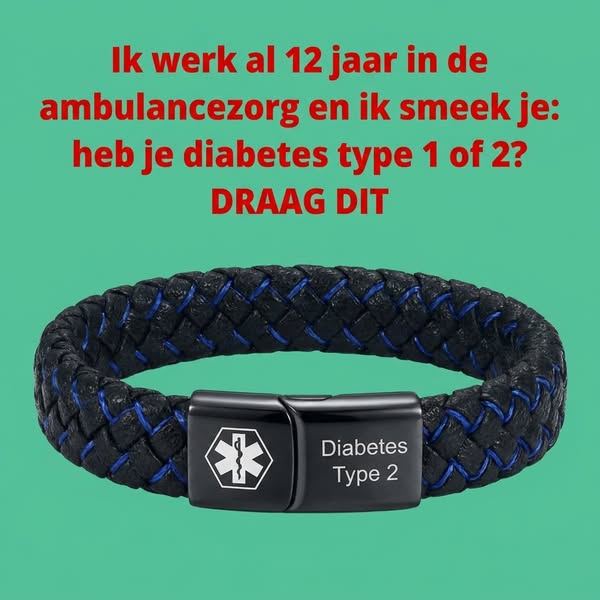 Deze armband kan een leven redden.