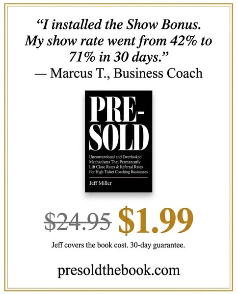 The 7 levers that lift close rates before the call starts.