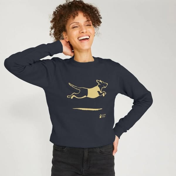 Running Dog Illustrated Women's Jumper