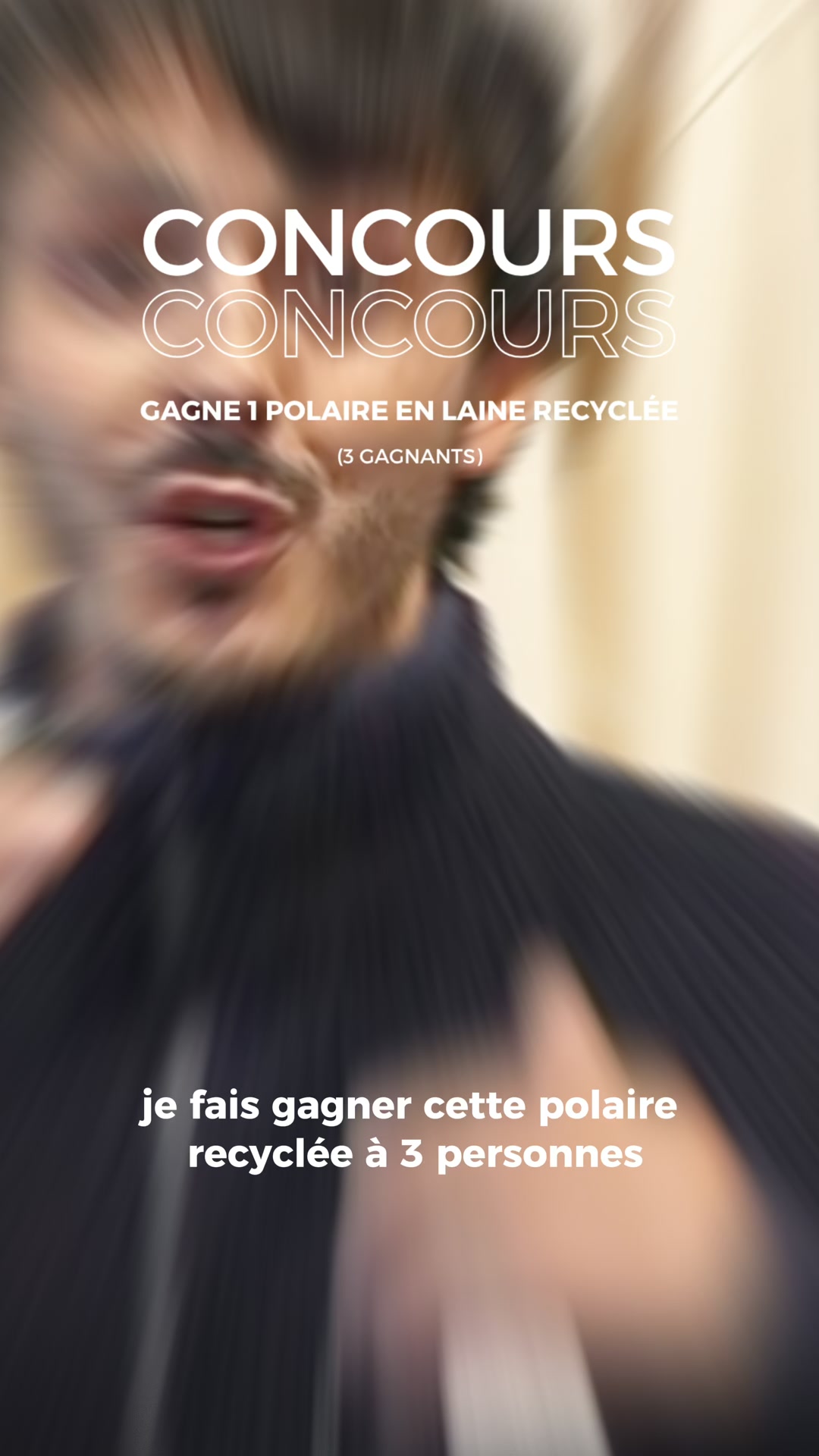 Gagne ta polaire en laine recyclée locale
