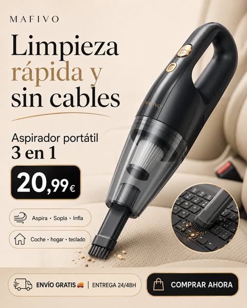 Aspirador 3 en 1 | 20,99 €