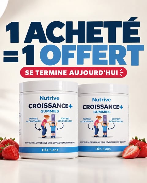 1 acheté, 1 OFFERT !