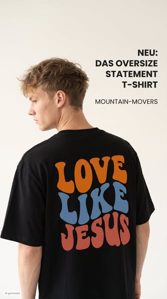 Love Like Jesus Oversize Shirt