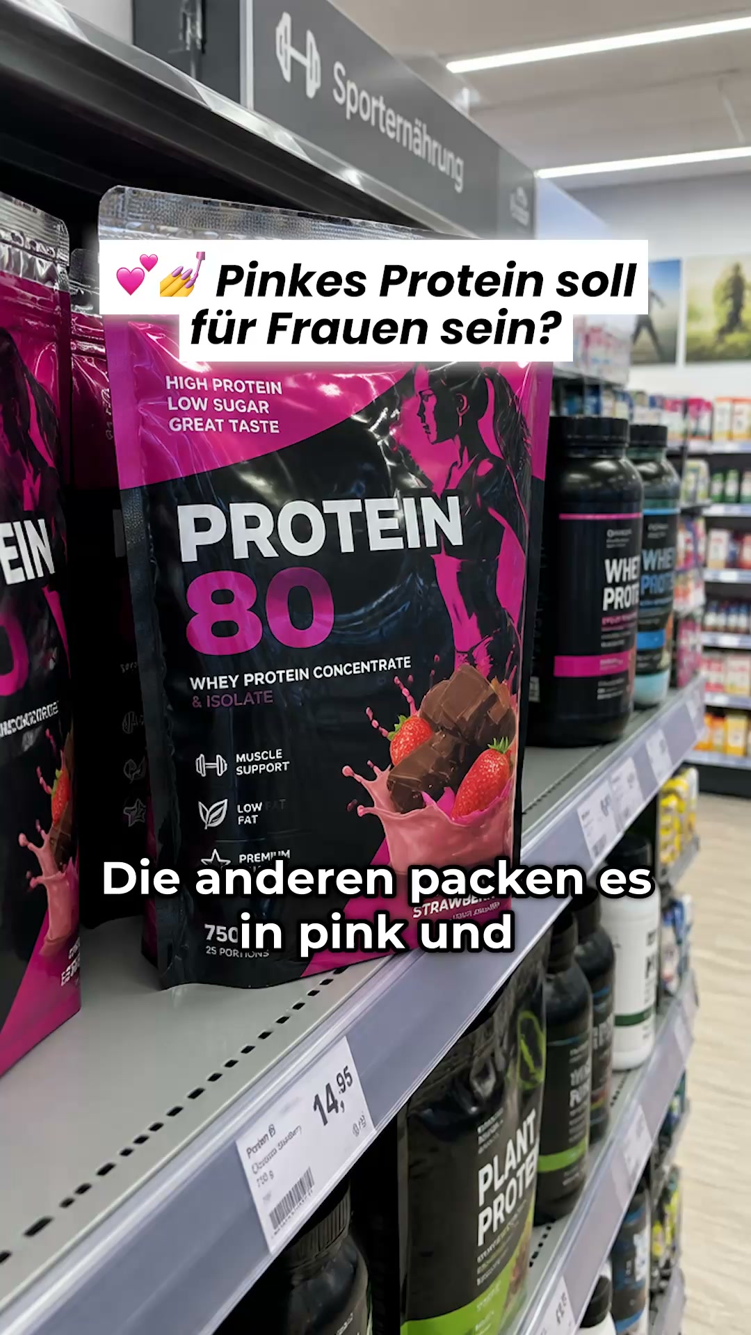 Ohne Sucralose, Aspartam und Süßstoffe