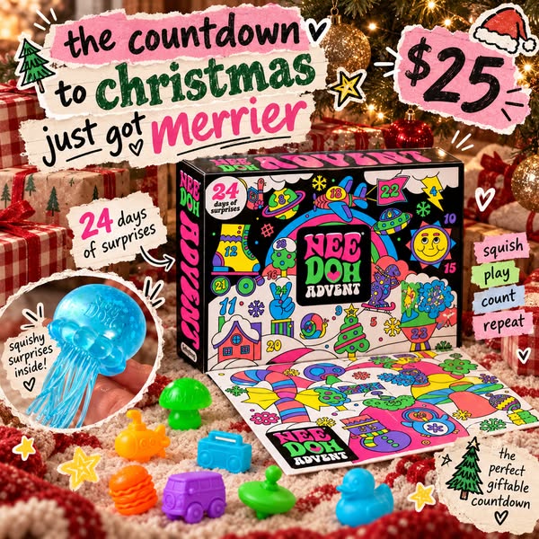 Needoh Christmas Advent Calendar 2026