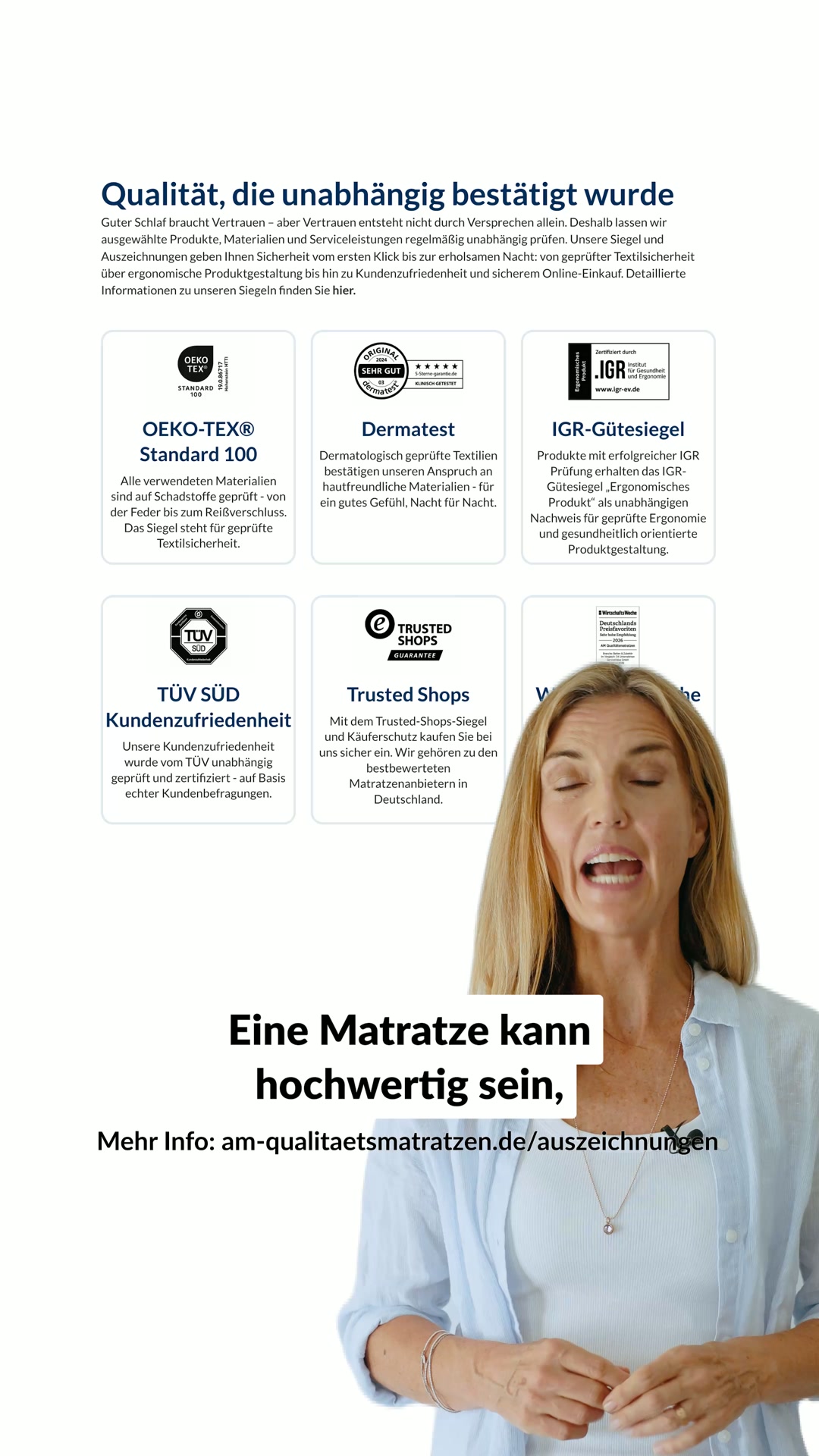 Unser Bestseller für erholsamen Schlaf