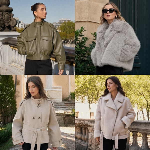 Descubre nuestra colección de abrigos y chaquetas: diseños elegantes, modernos y fáciles de combinar.