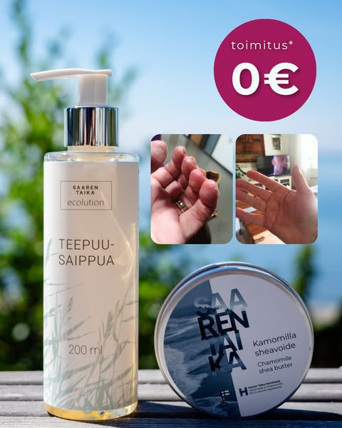 Ilmainen toimitus yli 59€ tilauksille.