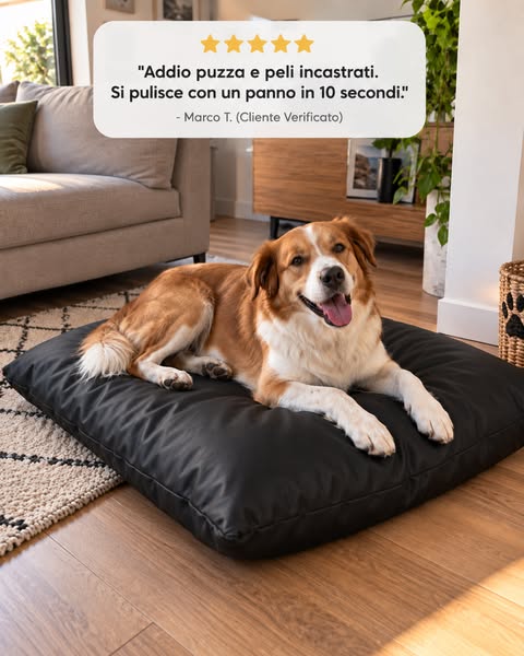 Il SuperCuscino Anti-Peli e Impermeabile