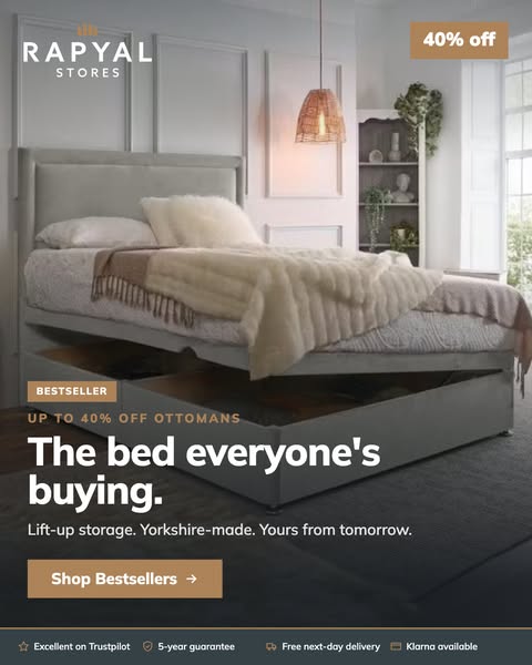 Up To 40% Off On Ottoman Beds