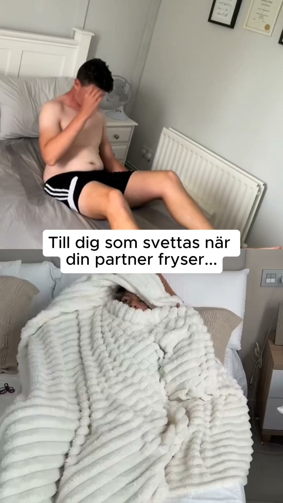 Din partner tar hela filten varje natt. Nu är det över.