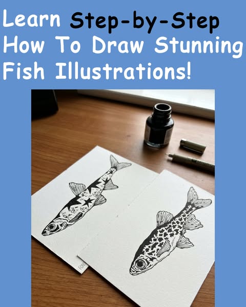 NEW: Fish Drawing Class