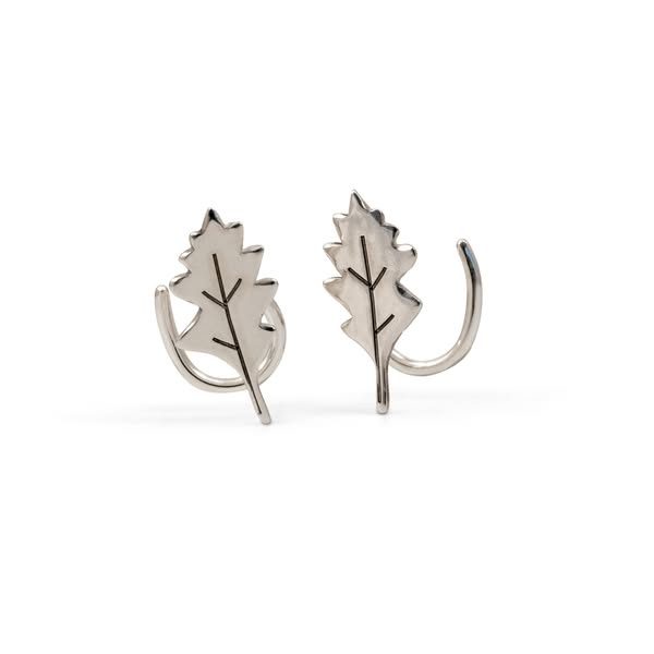 Oak Comfort - Earrings in Recycled Sterling Silver