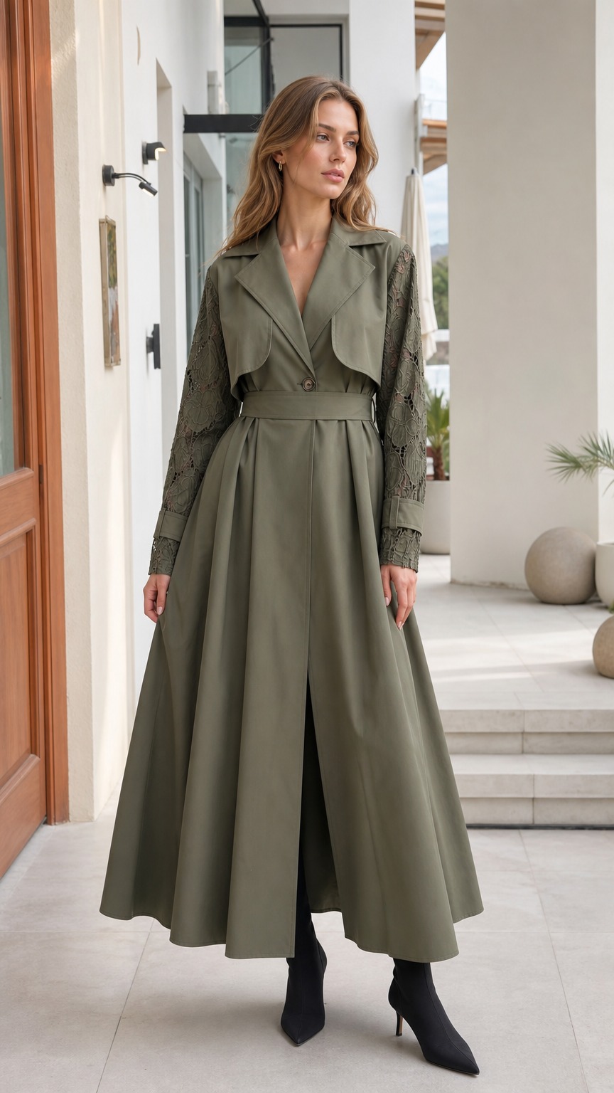 50% OFF | The Ultimate Maxi Trench Dress