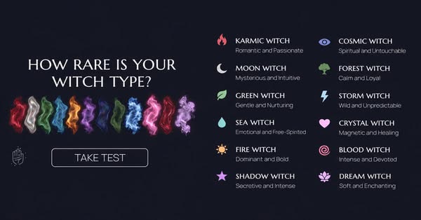 Identify your witchy type in just 1 minute