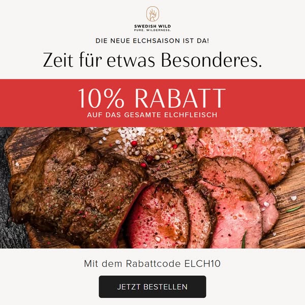 Die neue Elch-Saison – jetzt 10 % sparen