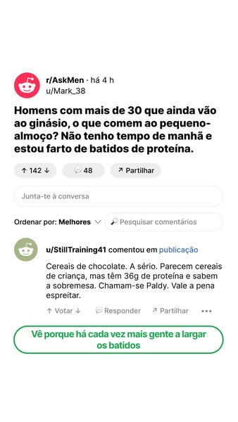 6 Razões Pelas Quais As Pessoas Estão a Deixar Ovos e Batidos