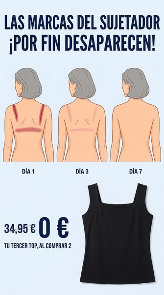 Las marcas del sujetador, por fin desaparecen