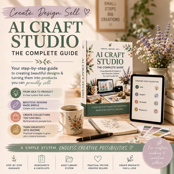 Create It With AI. Turn It Into Something You Can Sell.