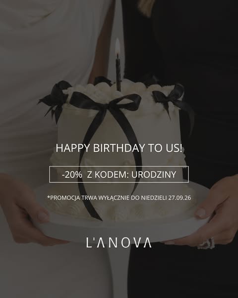 Skorzystaj póki trwa -20% | kod: URODZINY