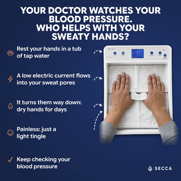 Diabetes is enough. You don't need dripping hands too.