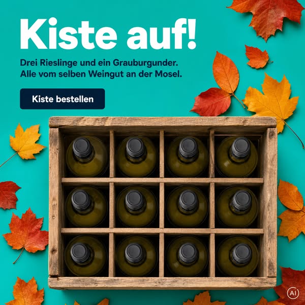 12 Flaschen von der Mosel für 75,60 €