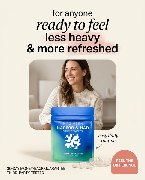 Daily NAC + NAD+ Support, Simplified