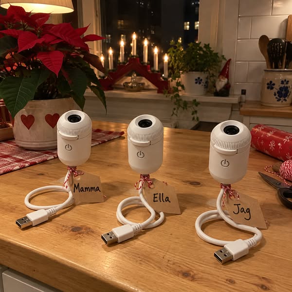 Tre lappar, hela julklappslistan
