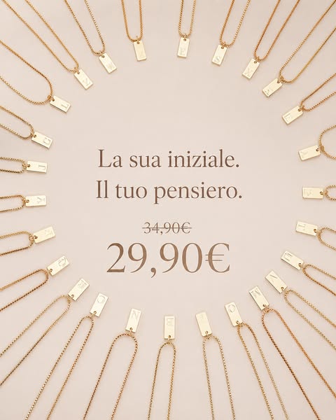 La tua iniziale, sempre con te