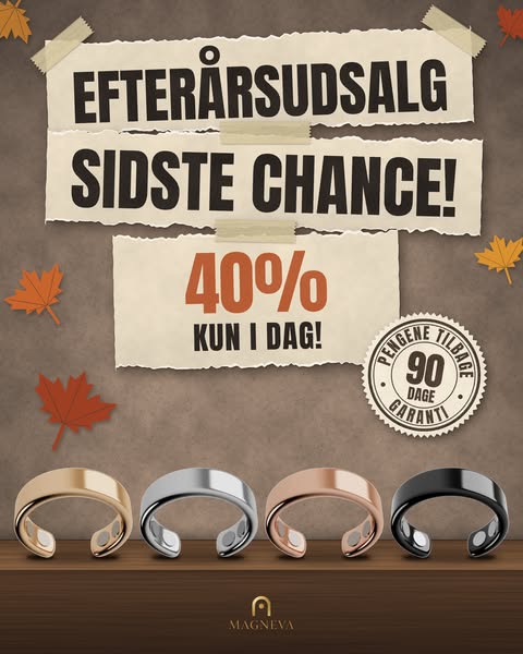 Efterårsudsalg – sidste chance!