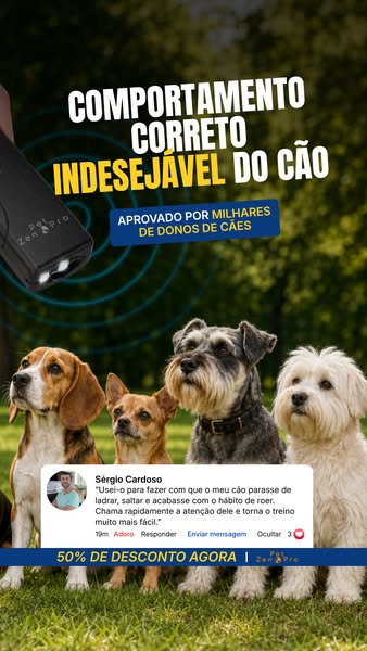 Solução inofensiva e eficaz para ensinar o seu cão a ladrar menos