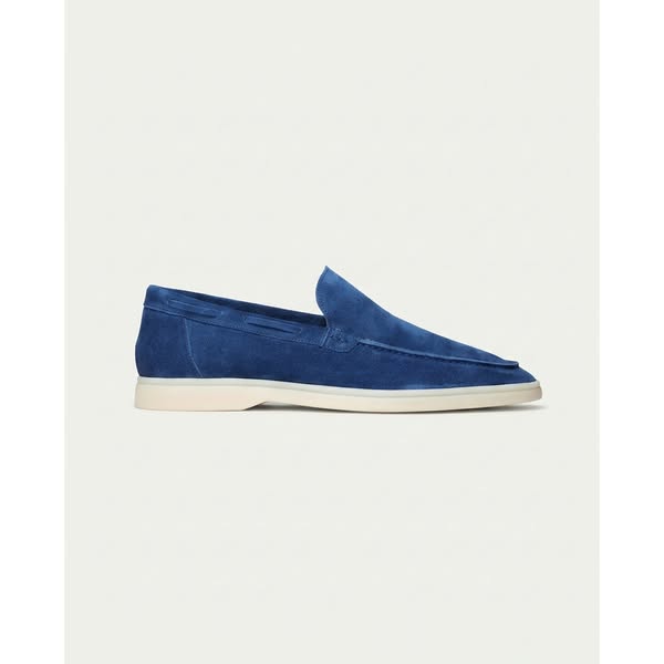 Classic Suède Loafer Berry Blue