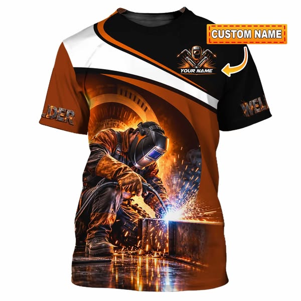 Welder's Perfect Shirts Custom Name for You!